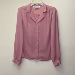 Pink Sheer Blouse